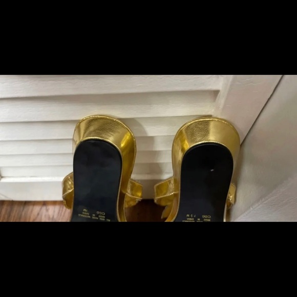 EUC Palm Bay Gold Sequin Sandals (Size 7.5) - Picture 6 of 7